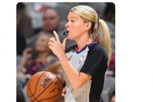 ????看熱鬧！湖媒：76人馬刺這女裁判買球了??