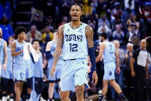 觀賞性滿了！莫蘭特貢獻(xiàn)360°上籃&十佳級封蓋 但21投僅7中拿23分