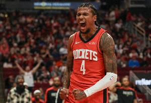 大殺四方！杰倫-格林21中12&三分11中6 砍全場最高30分&正負(fù)值+30