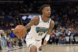 無緣挑戰(zhàn)雷霆！灰熊官方：莫蘭特因右肩關(guān)節(jié)扭傷缺席明日比賽