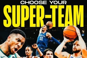 選擇你的超級(jí)隊(duì)：庫(kù)里領(lǐng)銜三分隊(duì) 力量隊(duì)都是肌肉男 跳跳隊(duì)能扣啊