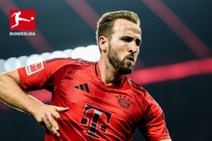 德甲官方曬五大聯(lián)賽場(chǎng)均進(jìn)球榜：凱恩1.08球居首，薩拉赫次席