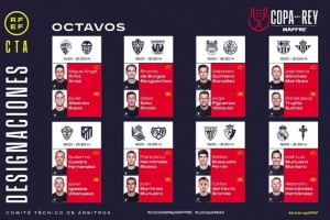 國(guó)王杯1/8決賽裁判安排：何塞-瑪利亞執(zhí)法巴薩 蒙特羅執(zhí)法皇馬