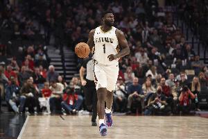 全面發(fā)揮！錫安半場10中6得13分6板4助1帽 拼下4個前場板