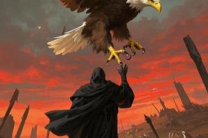 【AI繪圖】生死對決！??老鷹利爪撕開死神陰霾~