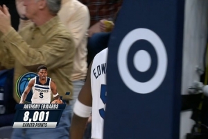 里程碑時刻！愛德華茲三分命中 總得分來到8001分