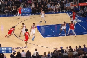 還有這一手！大橋追帽莫蘭特 唐斯反擊虛晃突破拉桿左手上籃2+1！