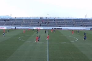 中國(guó)U17女足熱身賽1-1平日本U17女足，下半時(shí)周欣怡破門扳平比分