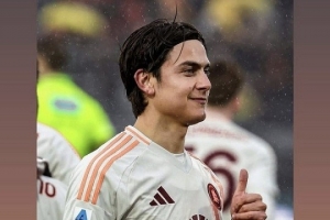 迪巴拉進球后模仿格列茲曼慶祝動作，格列茲曼回應：現(xiàn)在輪到我了