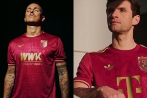 質(zhì)疑抄襲？奧堡曬對比照：拜仁，你們的125周年紀(jì)念球衣好眼熟