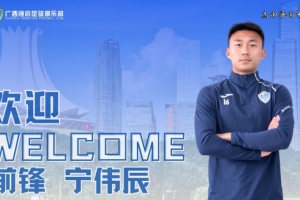 官方：國安舊將寧偉辰加盟中乙球隊(duì)廣西恒宸