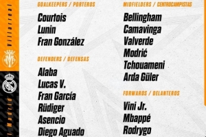 皇馬客戰(zhàn)黃潛大名單：維尼修斯入選，門(mén)迪傷缺