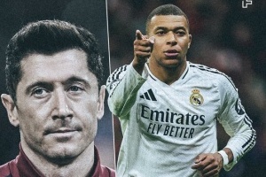 西甲射手榜：姆巴佩26場20球第二，僅次于萊萬25場21球