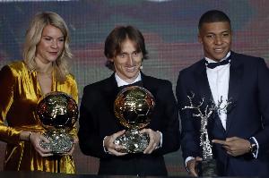 莫德里奇：如果姆巴佩繼續(xù)這樣表現(xiàn)，他有機會贏下好幾座金球獎