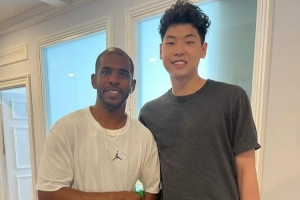 崔永熙曬與保羅合照：上次見到他是15-16賽季了 希望一切順利