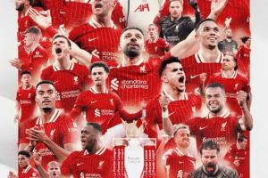 恭喜！利物浦曬海報(bào)慶祝奪冠：我們是英超冠軍??