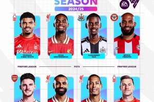 英超賽季最佳球員候選出爐！薩拉赫領(lǐng)銜利物浦3人，賴斯&伍德在列