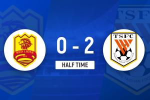 半場(chǎng)-山東泰山暫2-0青島紅獅 克雷桑笑納大禮陳蒲過(guò)門將破門