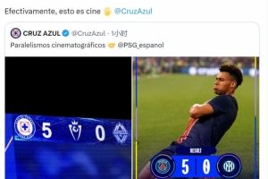 熟悉的劇情！藍(lán)十字中北美冠決賽5-0取勝，社媒與巴黎互動(dòng)