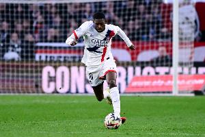 法甲最新身價：登貝萊K77杜埃9000萬歐并列最高，前十全來自巴黎