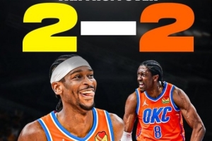 雷霆只投進(jìn)3個(gè)三分還贏球 總決賽近15年來(lái)首隊(duì)