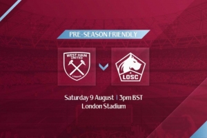 官方：西漢姆將于8月9日與里爾進(jìn)行季前熱身賽