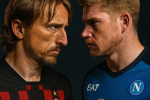 ??中場(chǎng)大師對(duì)決！39歲魔笛和33歲德布勞內(nèi)下賽季將在意甲直接PK