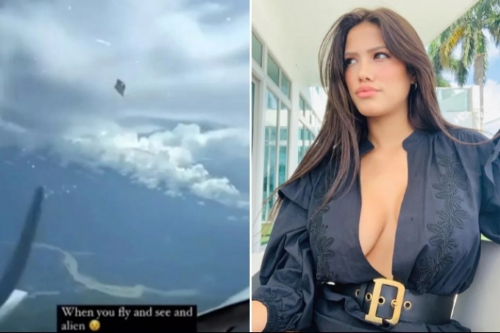 太陽報：菲利克斯女友在飛機上拍到UFO，以驚人速度略過飛機