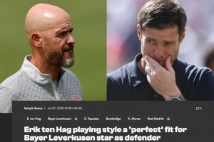 塔普索巴：滕哈赫與阿隆索足球風(fēng)格很像，塔走后我要承擔(dān)更多責(zé)任