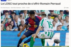 法媒：里爾有意貝蒂斯左后衛(wèi)羅曼-佩羅