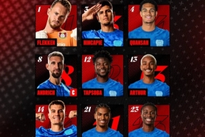 滕帥正式比賽首戰(zhàn)，藥廠德國(guó)杯首發(fā)：寬薩、希克、安德里希出戰(zhàn)