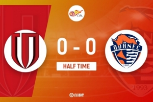 半場(chǎng)-成都蓉城暫0-0青島海牛 蹇韜兩連撲救險(xiǎn)蓉城半場(chǎng)0射正