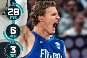 主場開門紅！馬爾卡寧15中7砍28分6板 當選芬蘭vs瑞典最佳球員