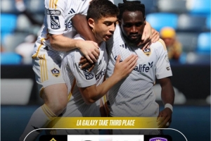 羅伊斯破門，幫助洛杉磯銀河2-1擊敗奧蘭多城獲聯(lián)盟杯季軍