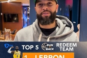 德隆-威廉姆斯盲排08夢之隊前5：詹姆斯、科比、甜瓜、韋德、魔獸