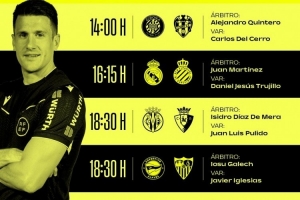 西甲第5輪部分比賽裁判安排：胡安-馬丁內(nèi)斯執(zhí)法皇馬vs西班牙人