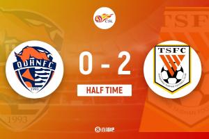 半場-泰山2-0領(lǐng)先海牛 李小恒頭球破門克雷桑點(diǎn)射劉軍帥手球送點(diǎn)