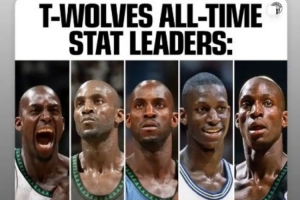 全是本人！加內(nèi)特社媒曬照：自己有五項(xiàng)數(shù)據(jù)為森林狼隊(duì)史榜首