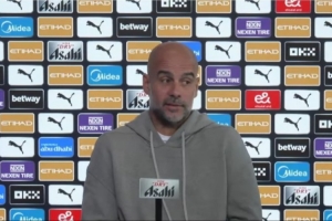 瓜迪奧拉：胡桑諾夫?qū)⑷毕龍霰荣?不想在聯(lián)賽杯耗費太多精力