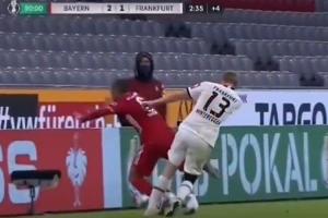 董路曬昔日蒂亞戈撞廣告牌視頻：這個更近動作更大！裁判怎么判？