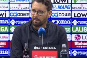 登場1分鐘直紅！赫塔費(fèi)教練：恩約姆紅牌后維尼修斯和我說換得好