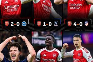 誰能打爆這條防線？阿森納豪取各項賽事8連勝，10月6場比賽全零封