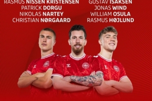 丹麥世預(yù)賽名單：小舒梅切爾、埃里克森領(lǐng)銜，霍伊倫、多爾古在列