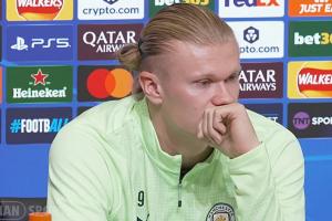 瓜帥稱你比肩梅羅？哈蘭德：不，我差遠(yuǎn)了，沒人能接近他倆