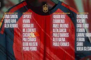 西班牙名單：亞馬爾領(lǐng)銜，奧爾莫、赫伊森、梅里諾、拉波爾特入選