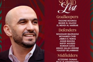 摩洛哥新一期名單：布努、阿姆拉巴特、迪亞斯在列，阿什拉夫傷缺