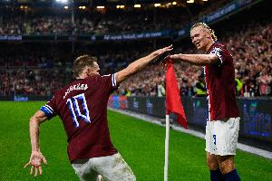 歐洲世預(yù)賽連線破門榜：厄德高→哈蘭德4球最多，賴斯→凱恩3球