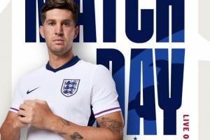 英格蘭隊發(fā)布對陣塞爾維亞海報：斯通斯單人出鏡