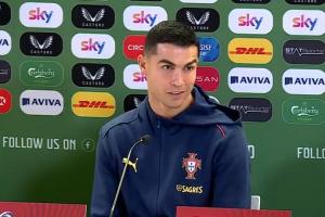 領(lǐng)到國家隊首紅！C羅賽前：希望別噓我太多 我發(fā)誓會努力做乖孩子