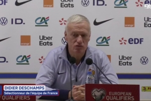 德尚：姆巴佩腳踝仍有炎癥已將他還給皇馬，謝爾基還有改進(jìn)的空間